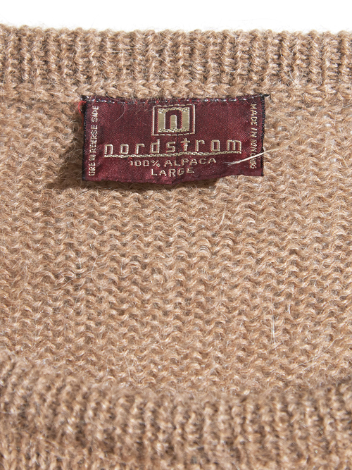 1980s "nordstrom" alpaca knit -BEIGE- <SALE¥9000→¥7000>