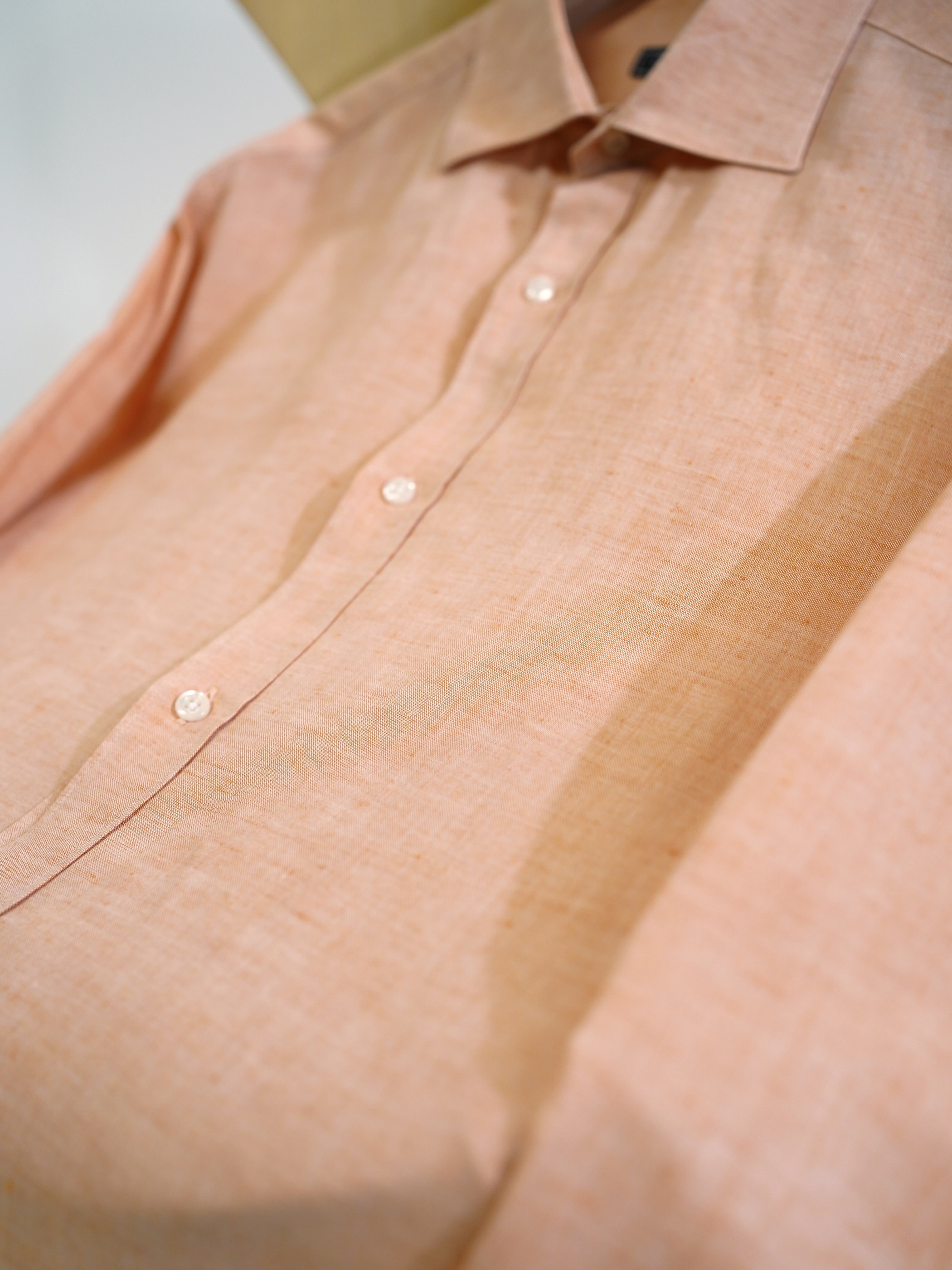Saks Fifth Avenue Linen cotton Dress shirt / Made in Turkey