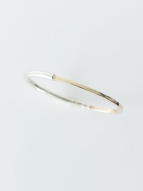 〈GEOMETRIC〉oval double ring 1