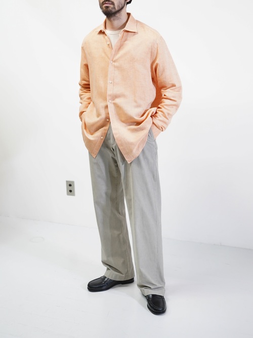 Saks Fifth Avenue Linen cotton Dress shirt / Made in Turkey