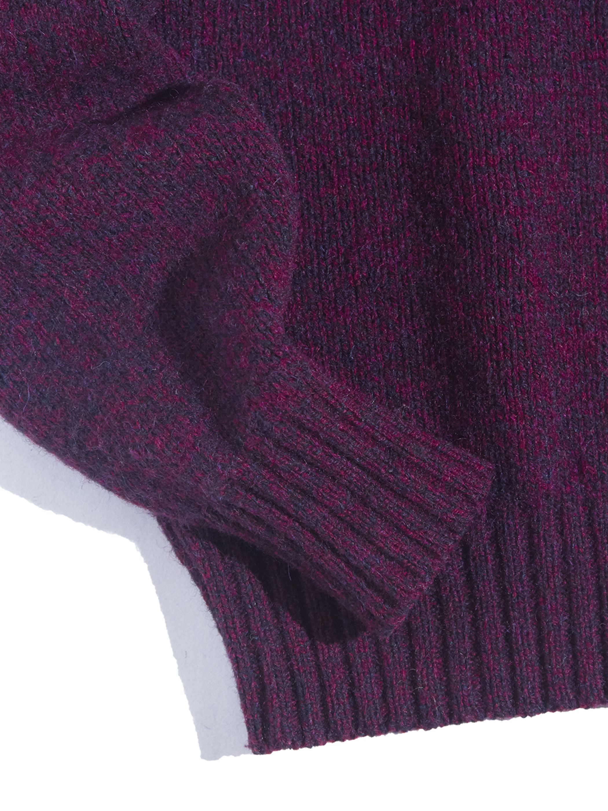 1990s "POPLAR" wool melange knit -BURGANDY-
