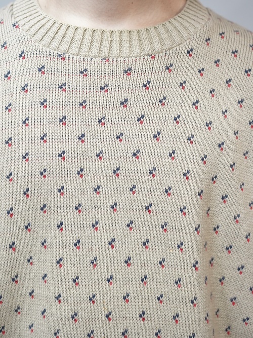 1990's boat house row cotton knit sweater