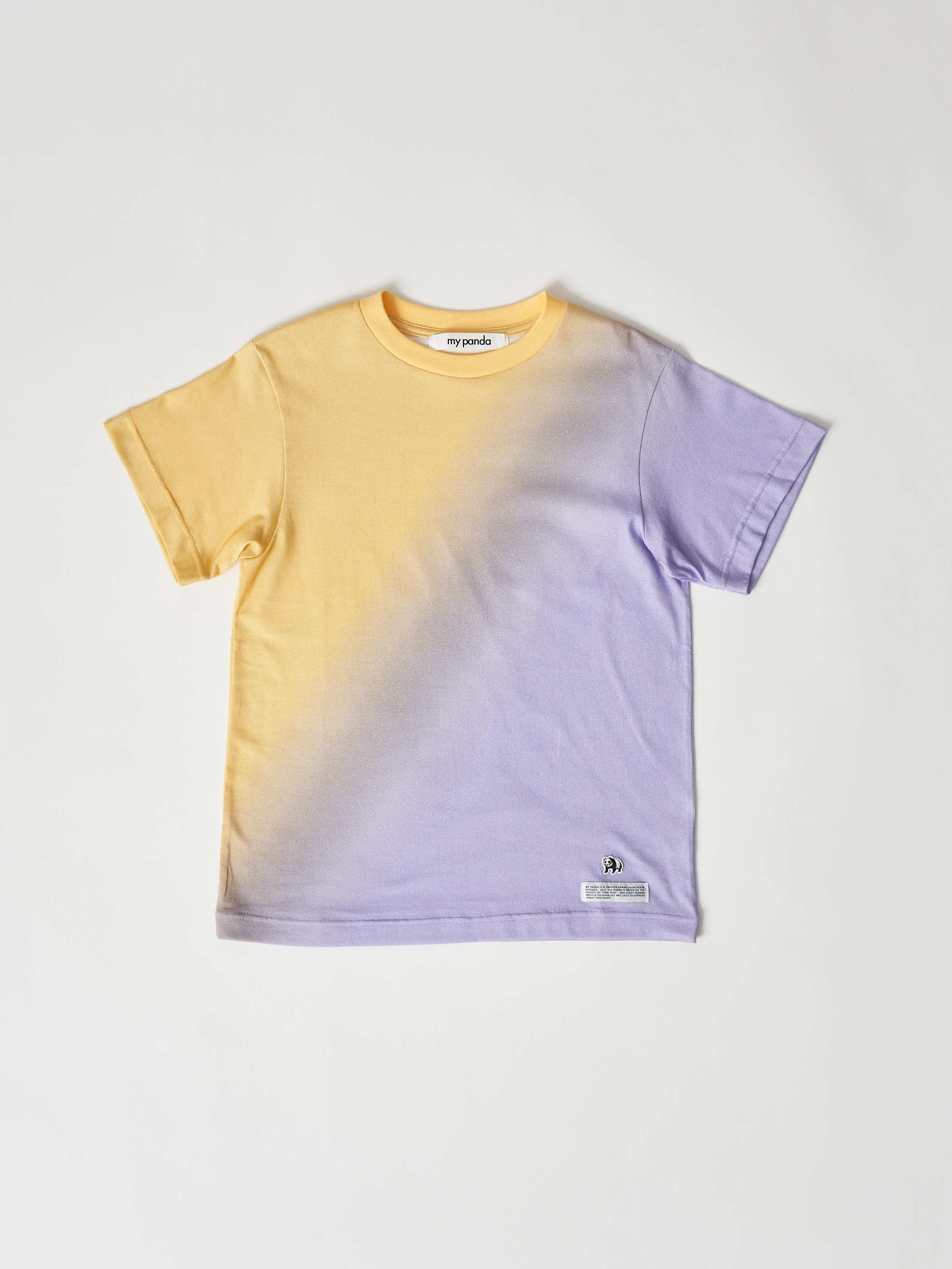 【受注商品】gradation t-shirt・YELLOW×LAVENDER