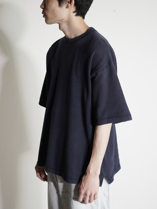 1990's JOCKEY 凹凸 fabric s/s T-shirt