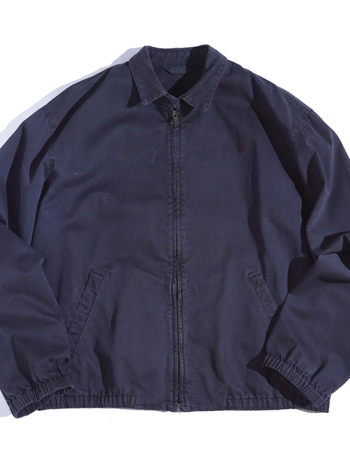 1980s "Polo by Ralph Lauren" pigment dyed drizzler jacket -PIGMENT DYED BLACK-