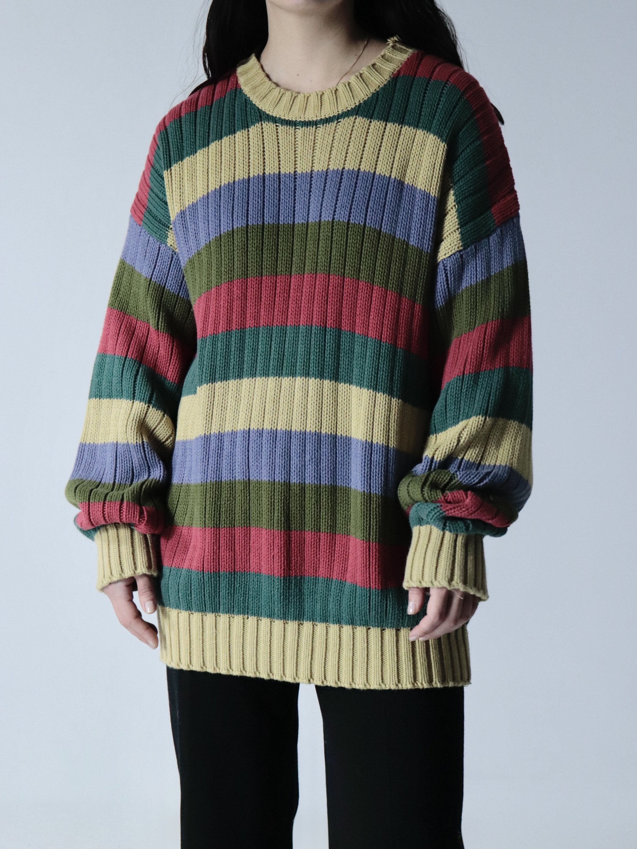 90s old gap cotton sweater肩幅66cm