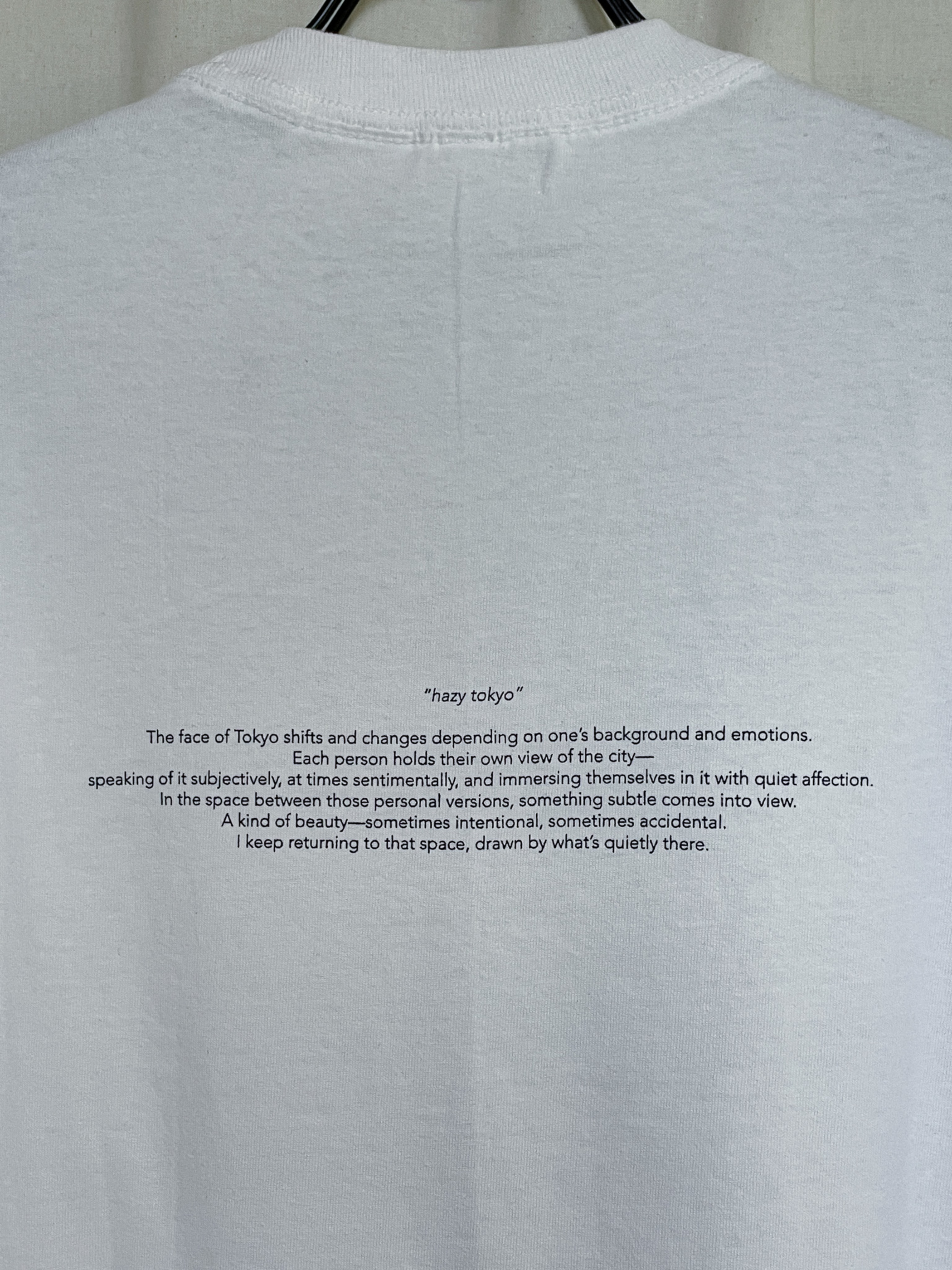 "hazy tokyo" concept photo L/S T-shirt