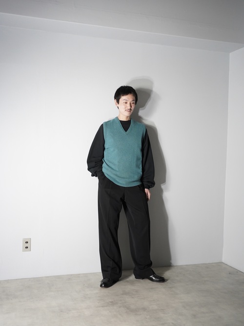 1970-80's LORD JEFF Virgin Australian lambs wool knit vest / Made in USA