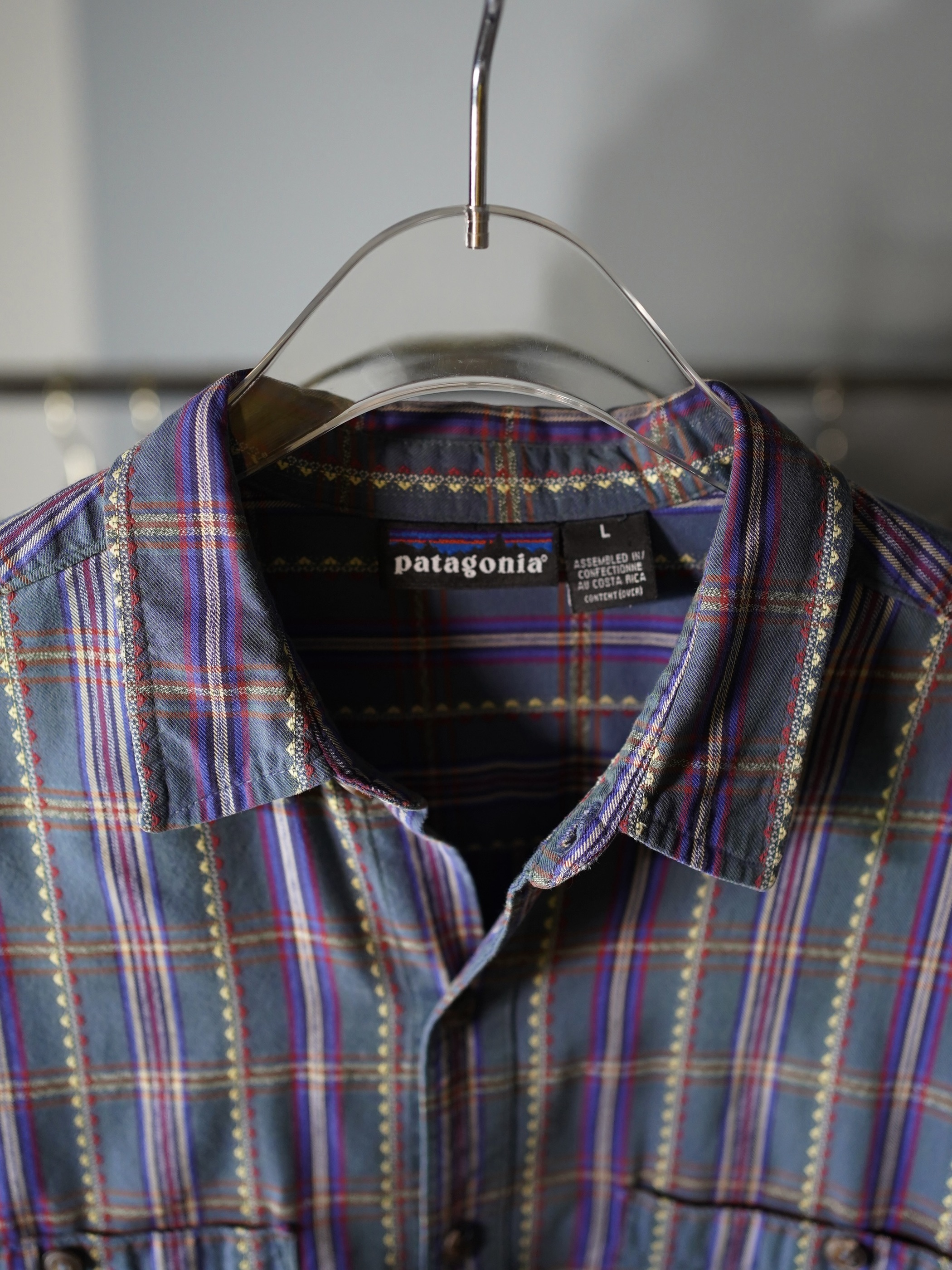 93's Patagonia 雪無しタグ期 L/S Cotton flannel shirts