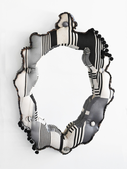 Wall+mirror+decorative m stripe+mono1