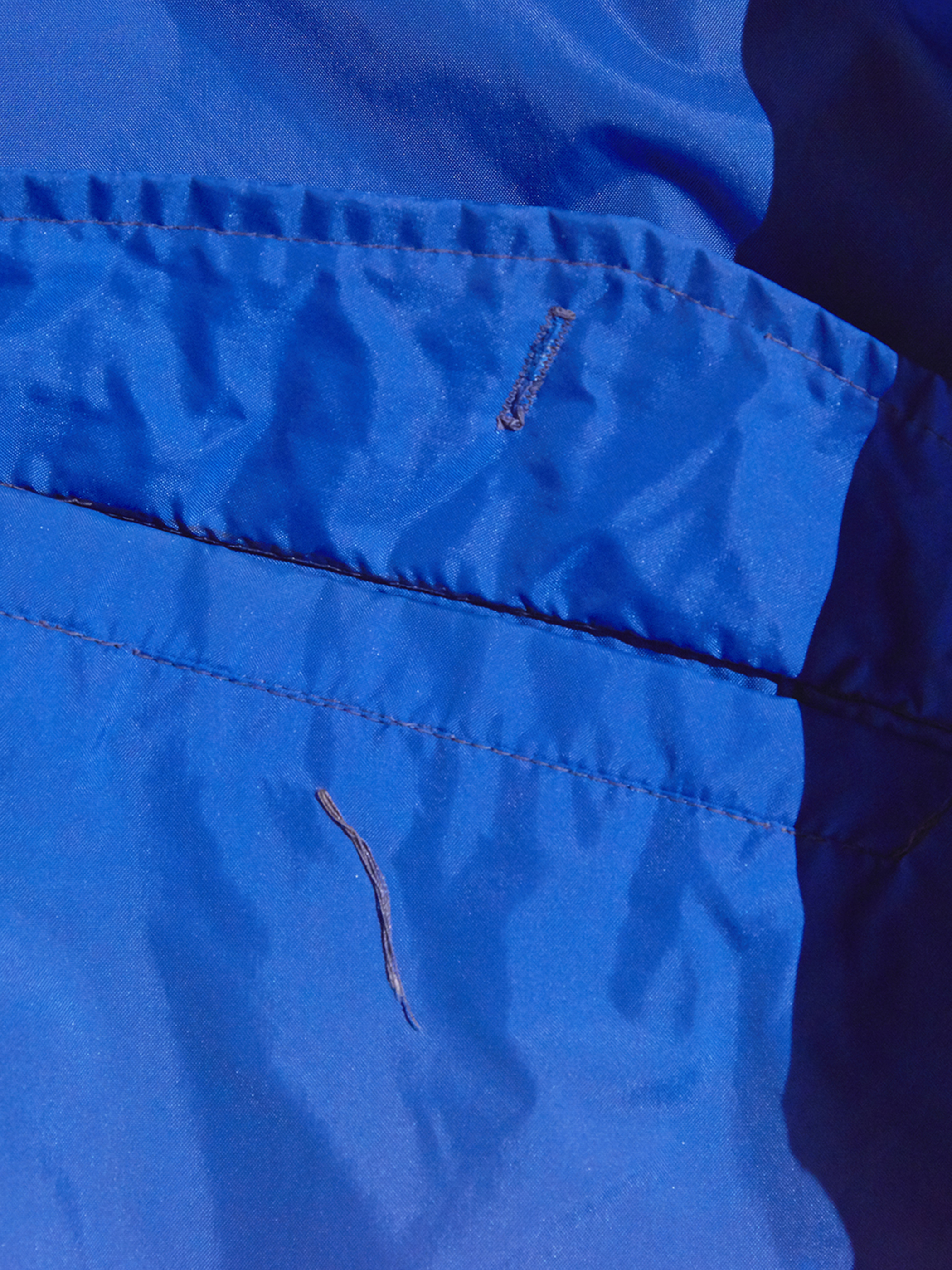 1970s "POWER KING" nylon zip up blouson -BLUE-