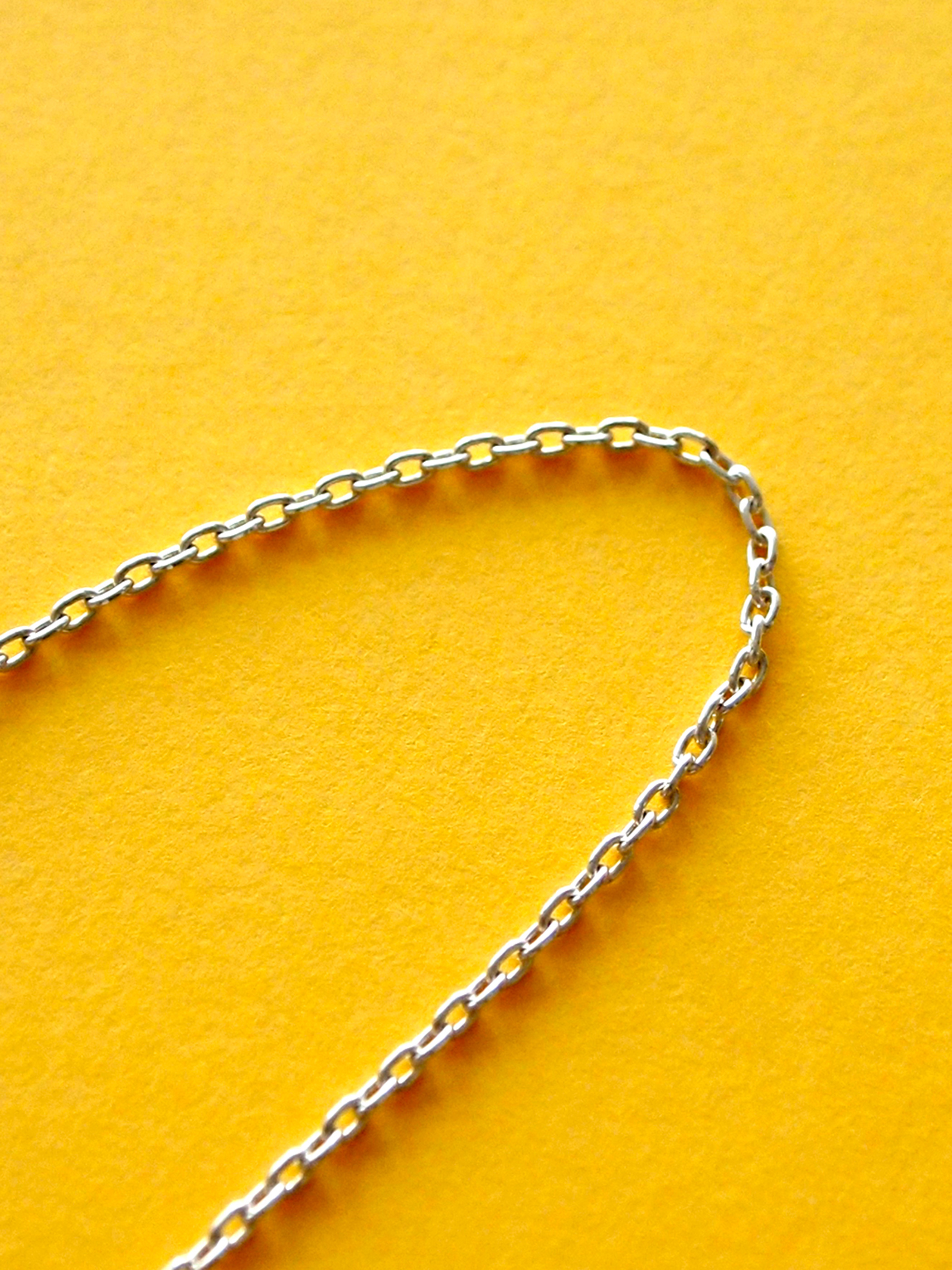 2.0mm short Link Silver Chain