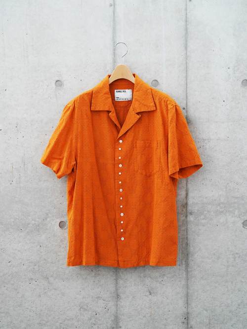 Jacquard Open Color S/S Shirts 