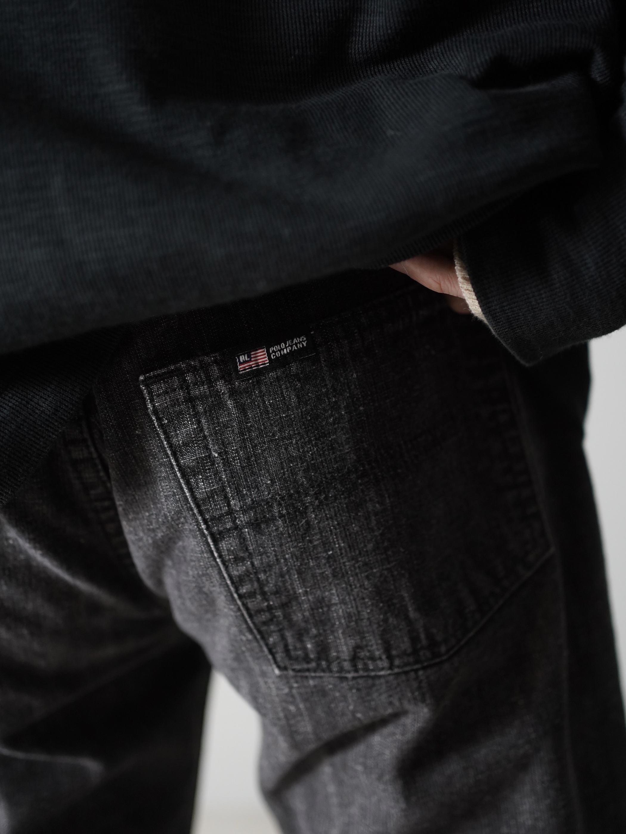 POLO JEANS CO. Bootcut 平織り denim pants / Made in Mexico