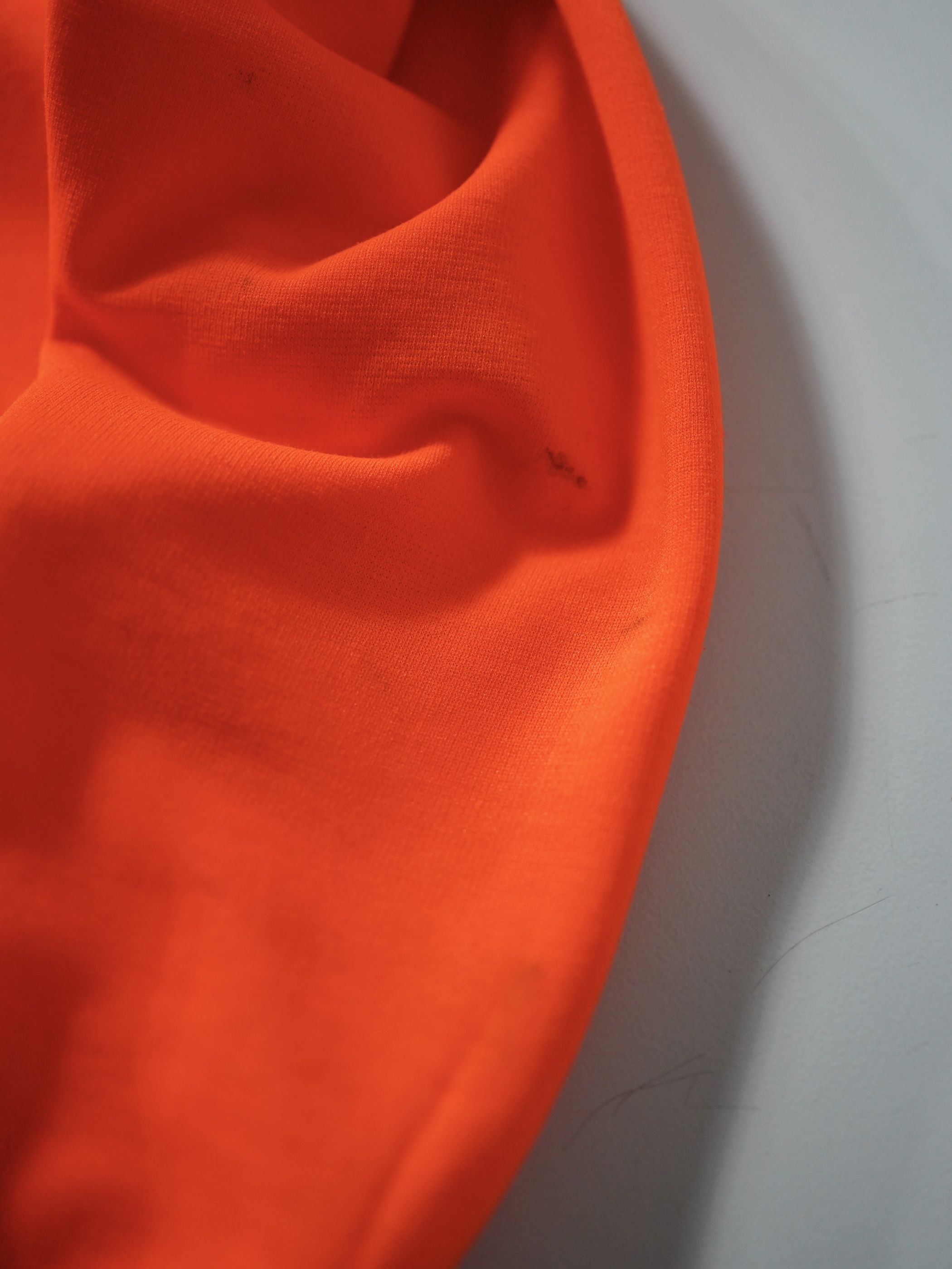 1980's~ Mesh lining poly sweat zip hoodie 