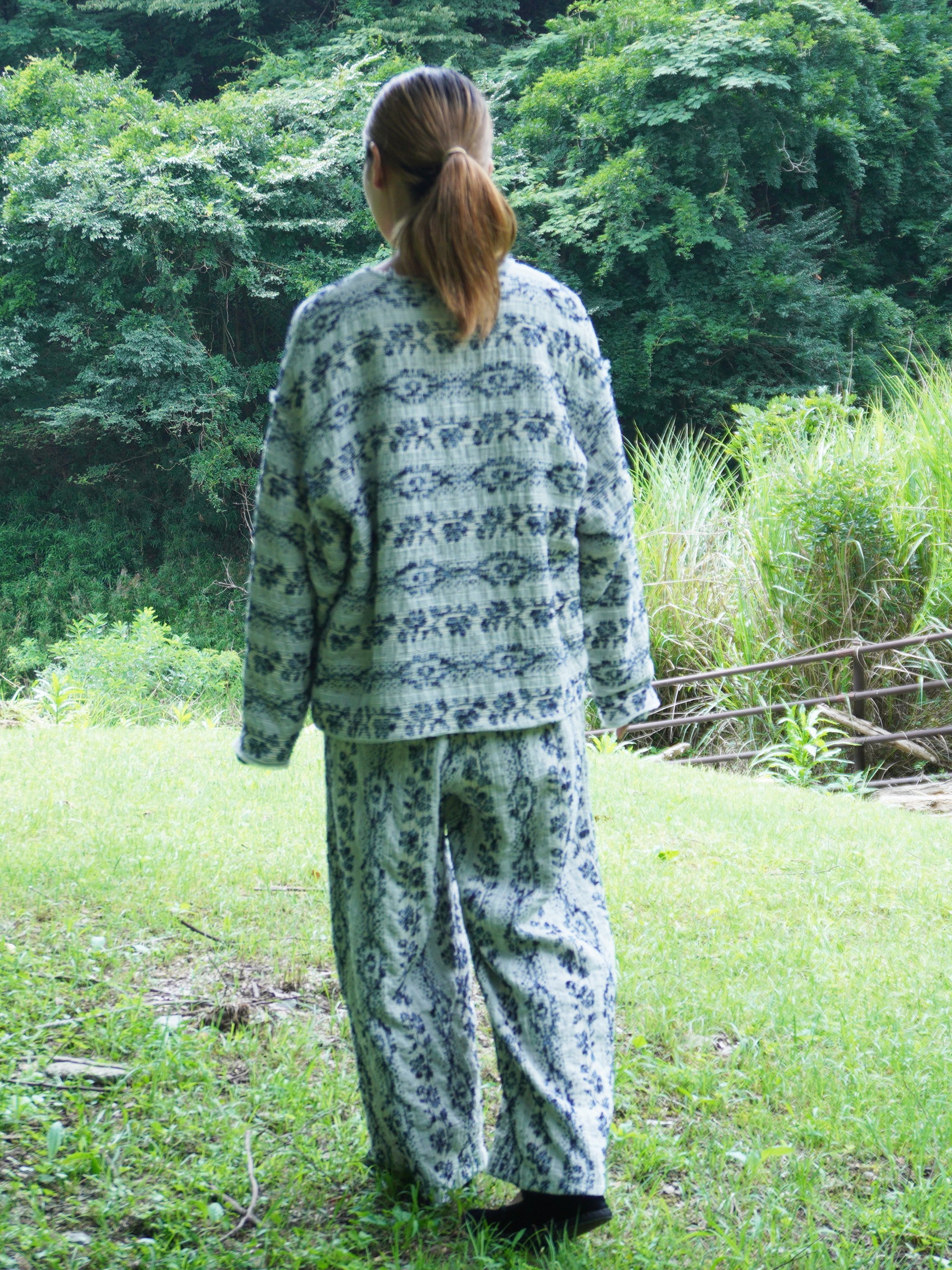 qiri official online store | 【予約】mix yarn jacquard jacket