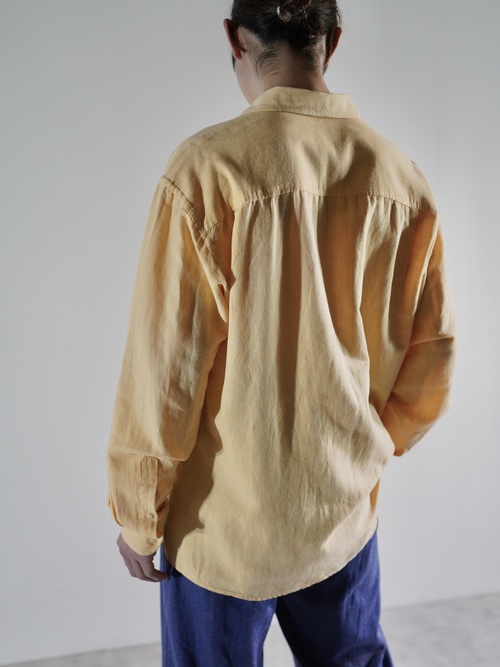 J.RIGGINGS Shark collar Linen cotton shirt