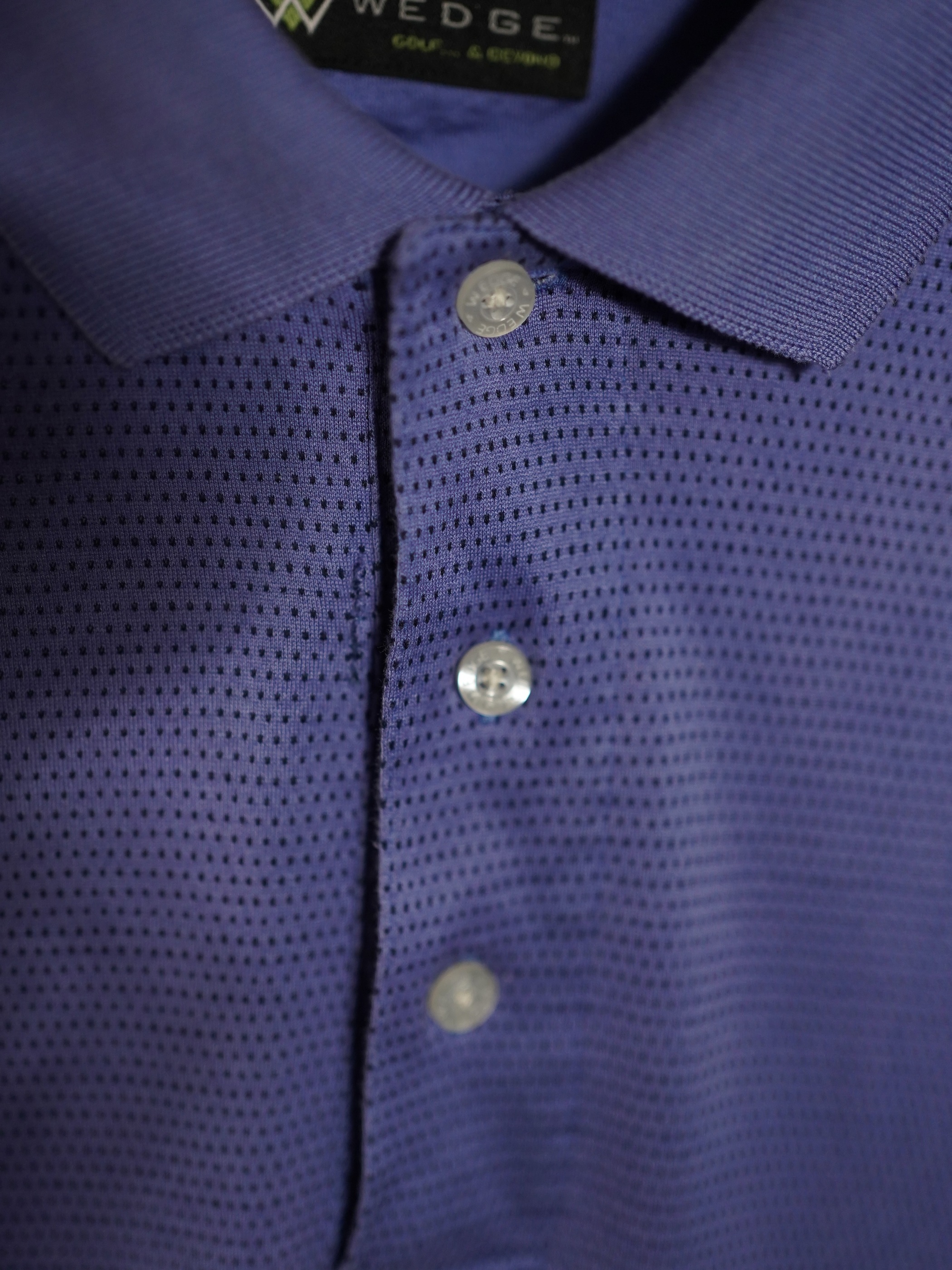WEDGE GOLF...&BEYOND Dot design Polo shirts