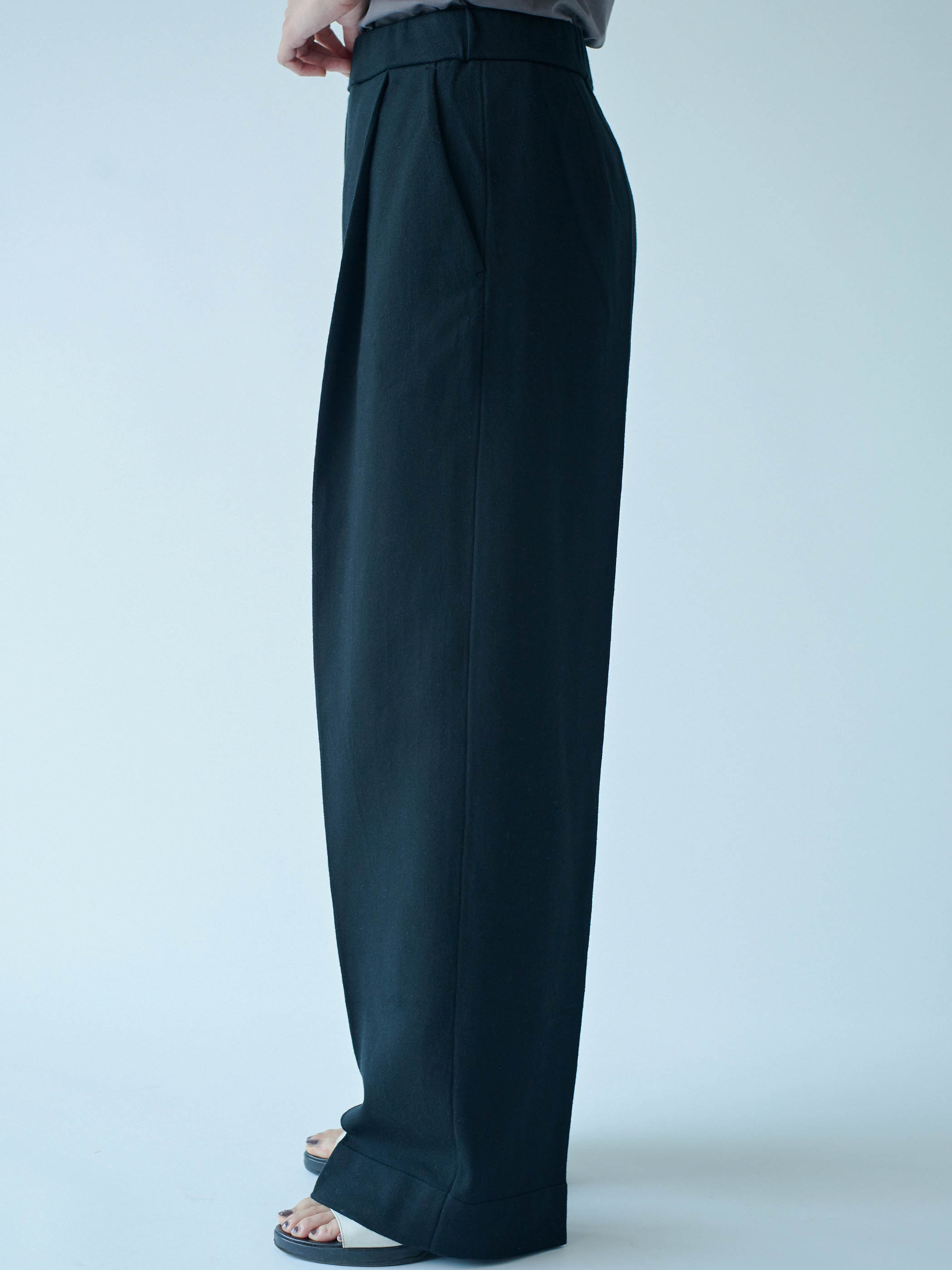 Work Wear collection Women's Wide Pants Black(ワイドパンツ・ブラック)