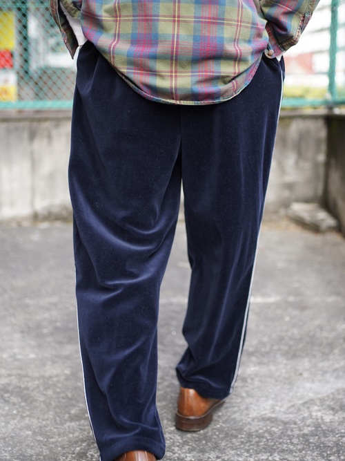 Norm Thompson Side-line velour track pants