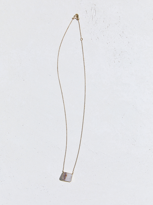【SOLD OUT】BIRTHDAY STONE NECKLACE　 2月：AMETHYST