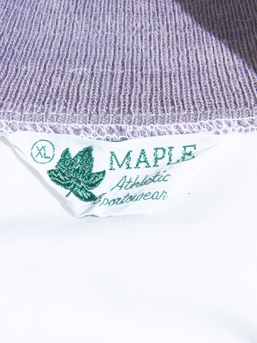 1960s "Maple" cotton zip up blouson -WHITE-