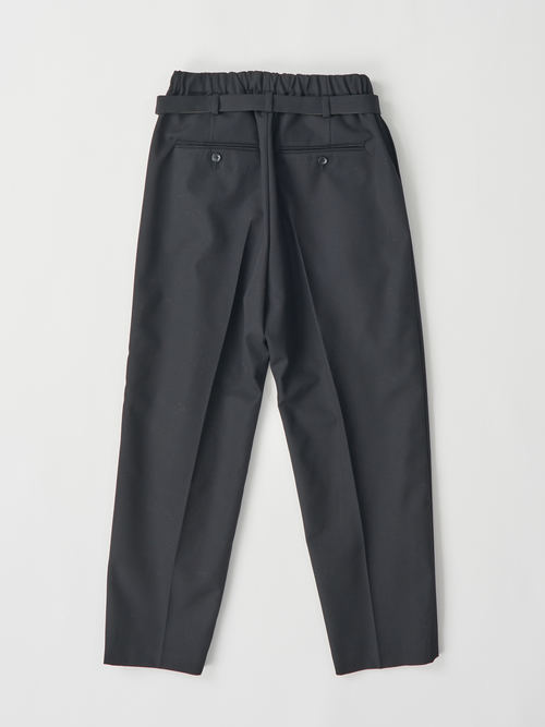 【受注商品】standard slacks pants・BLACK×BEIGE