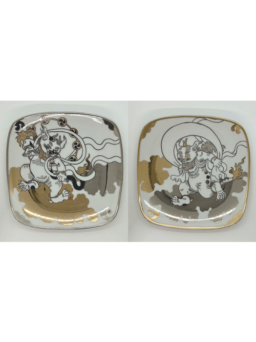 石黒亜矢子個人専門店 月光蔵 | 「十丸雷神絵皿」