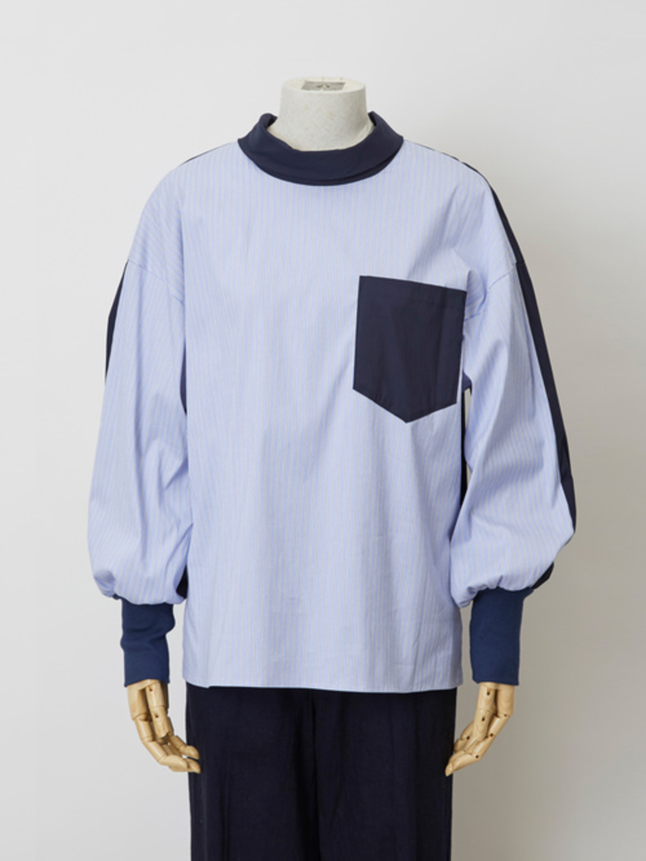 マイパンダ 2wayスタンドカラーシャツ - シャツ/ブラウス(長袖/七分)
