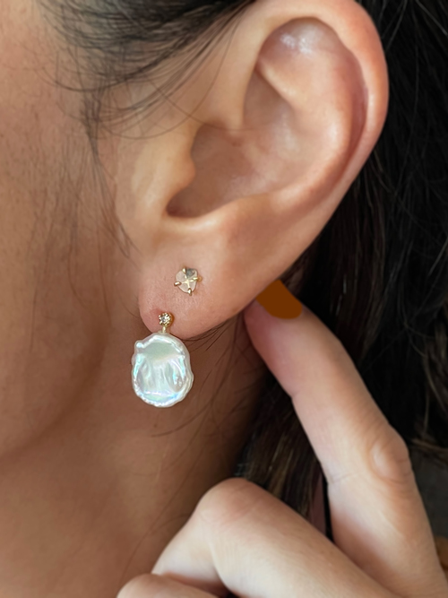 LiniE Official Site | DROP PEARL PIERCE_M