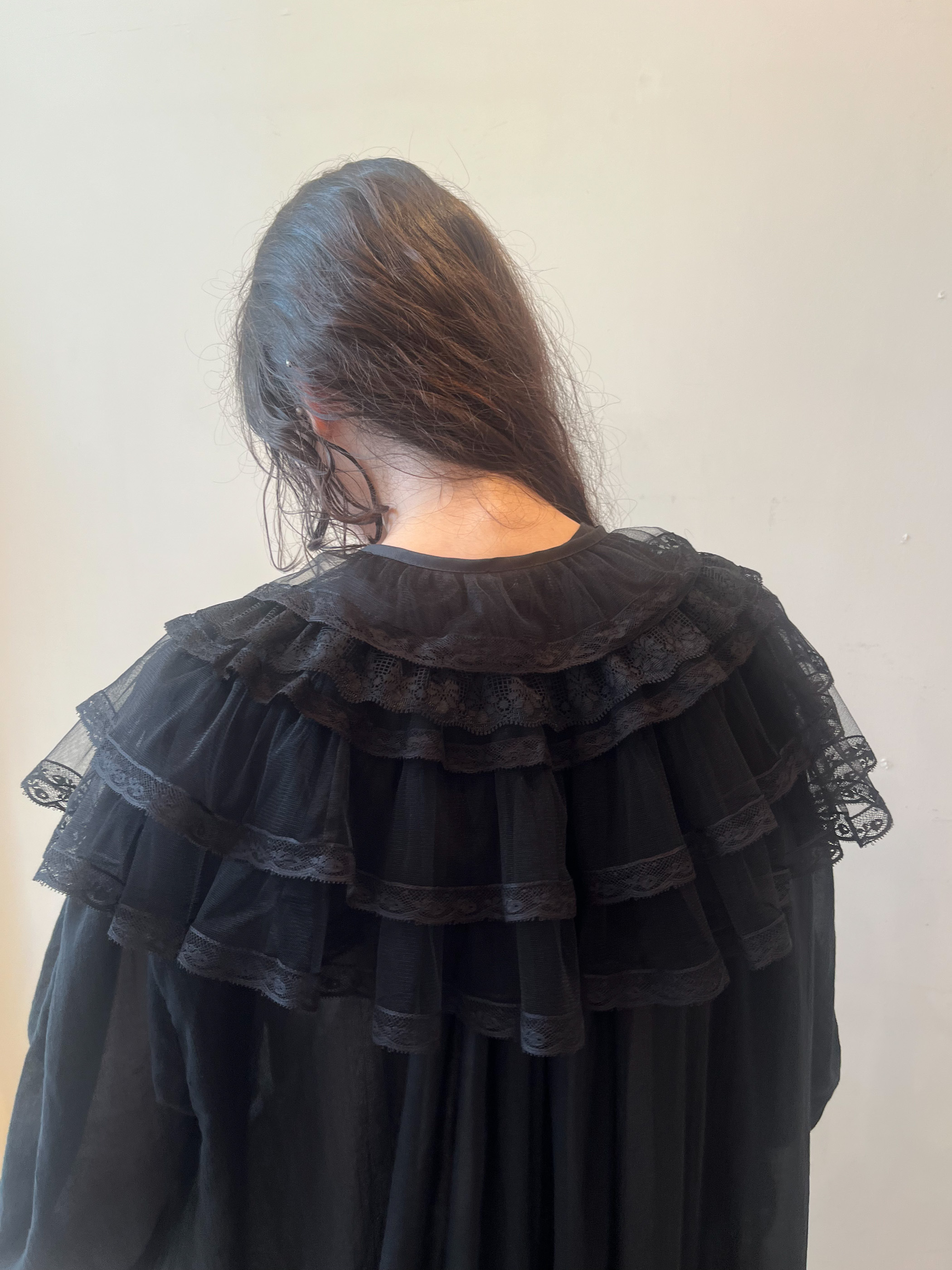 【3月お届け商品】tulle frill collar