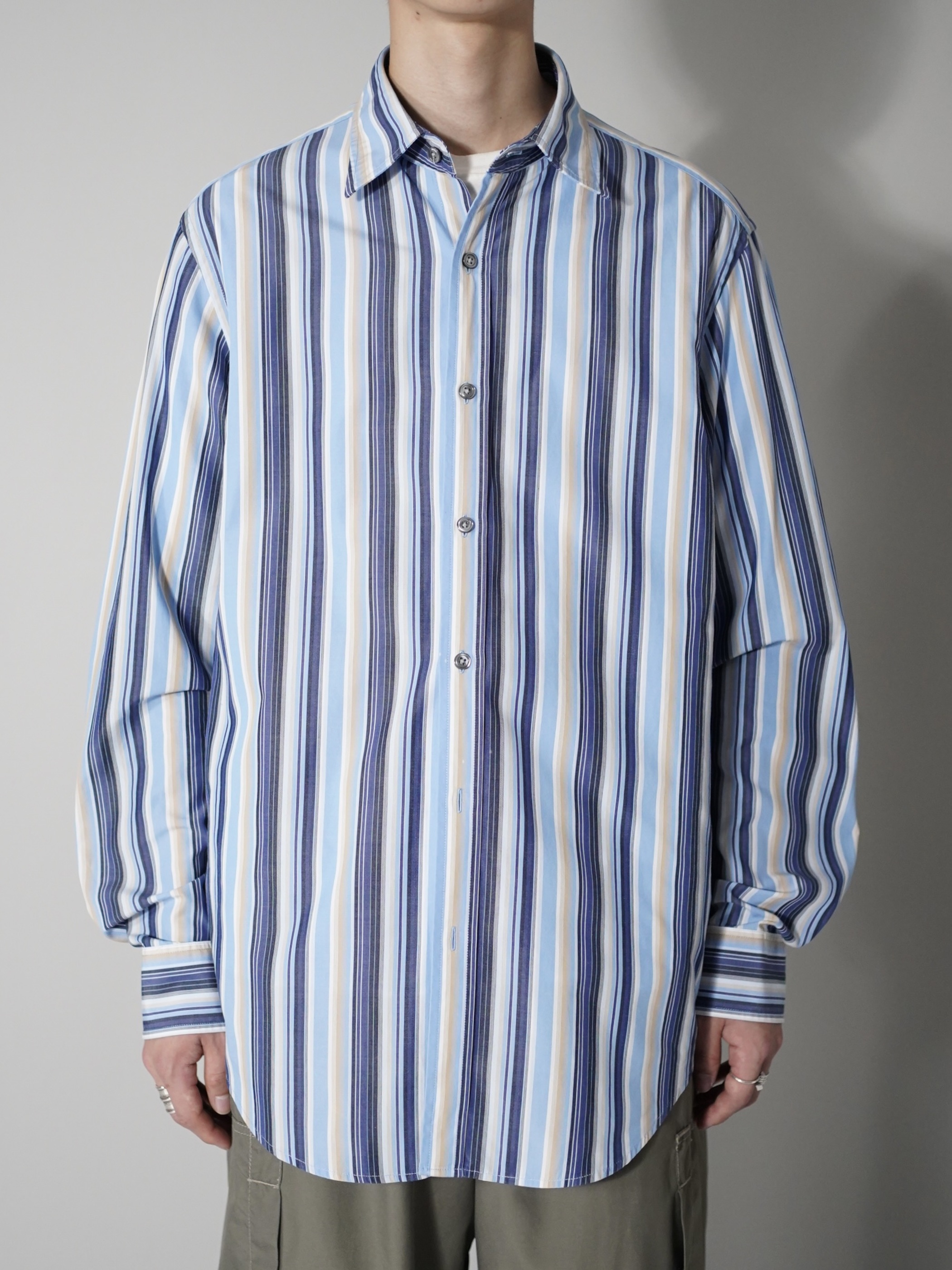 DKNY mulch stripe Cotton Dress shirts