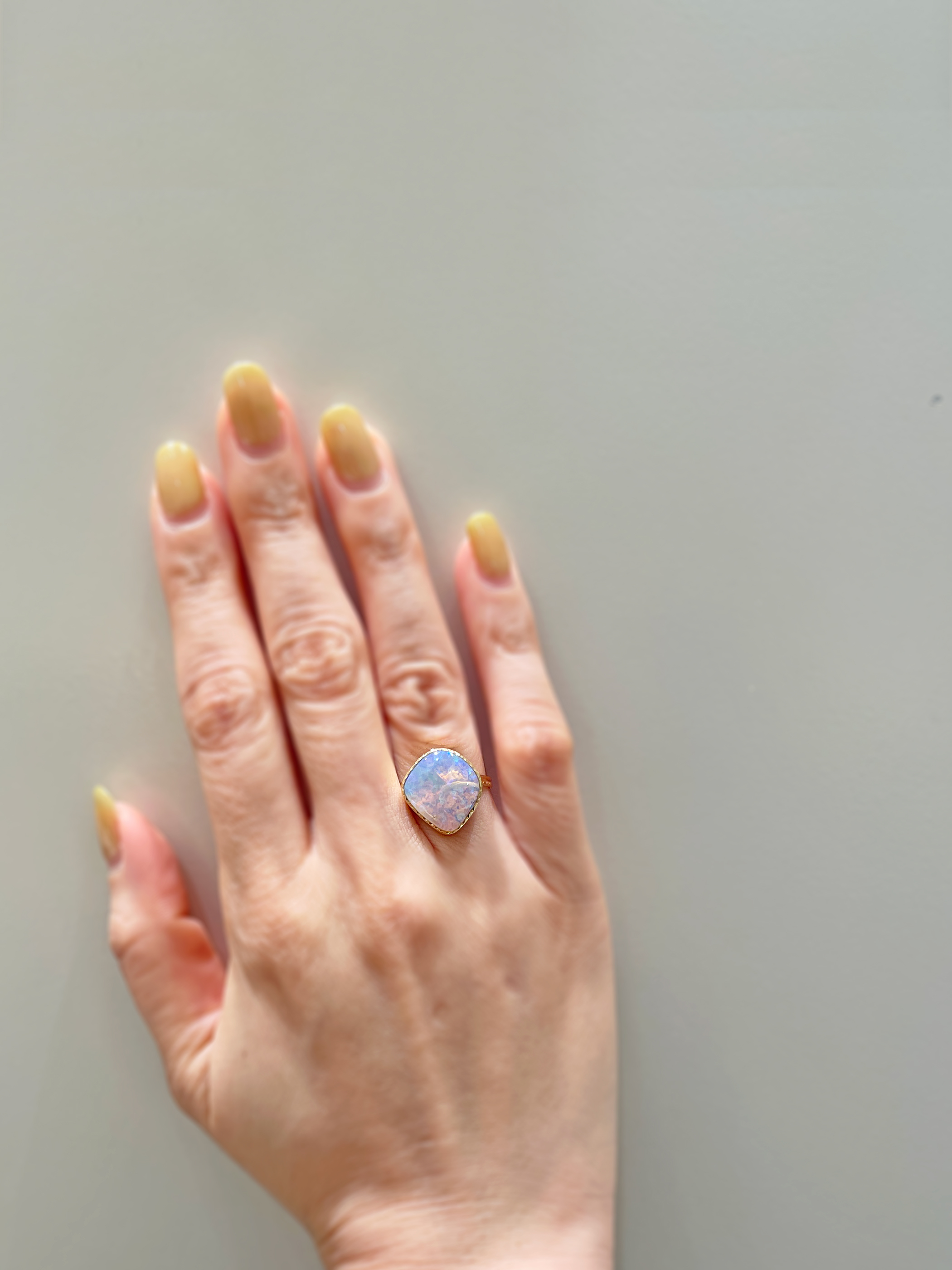 LiniE Official Site | WOOD OPAL RING