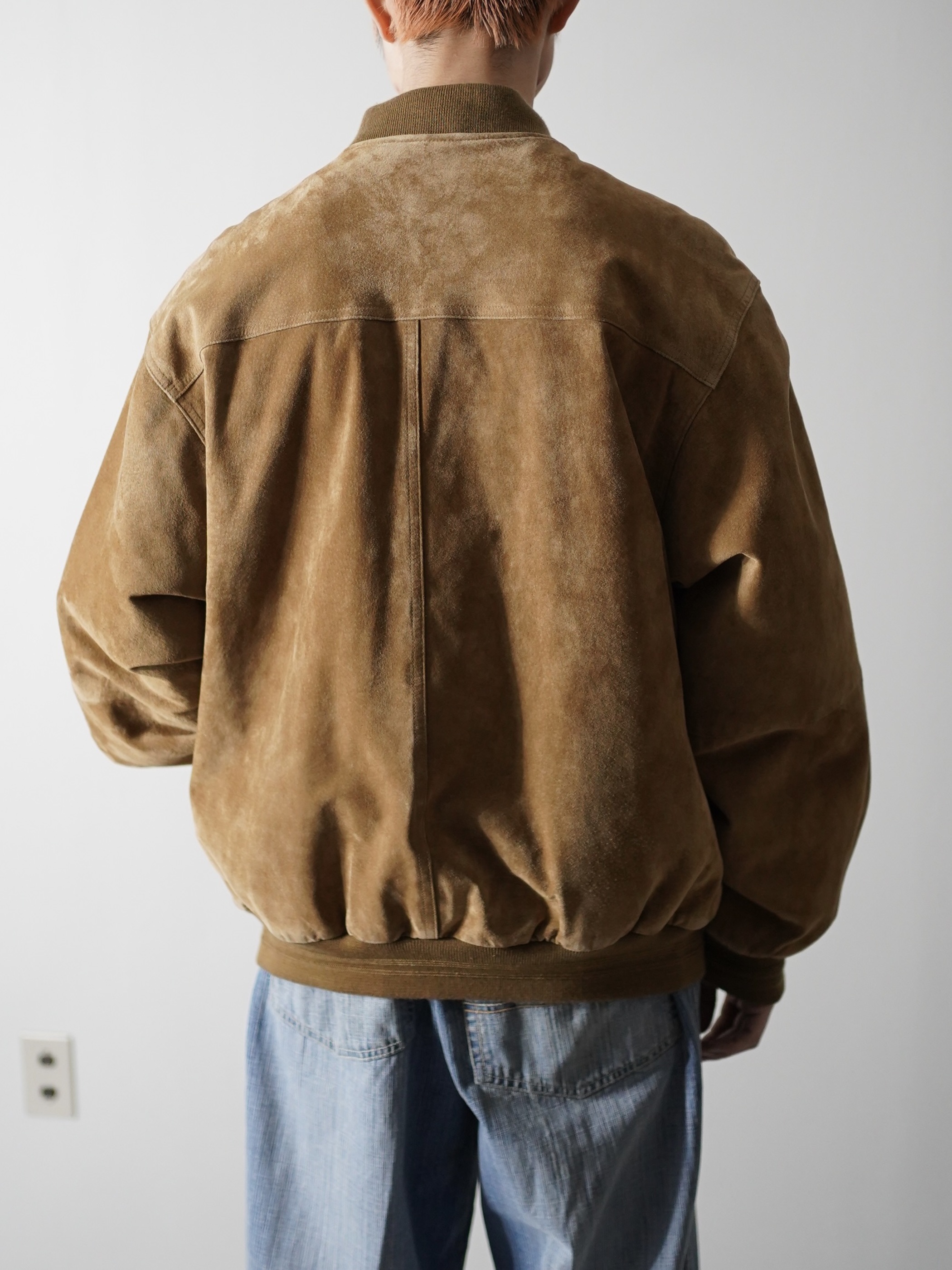 ROUNDTREE&YORKE suède leather jacket