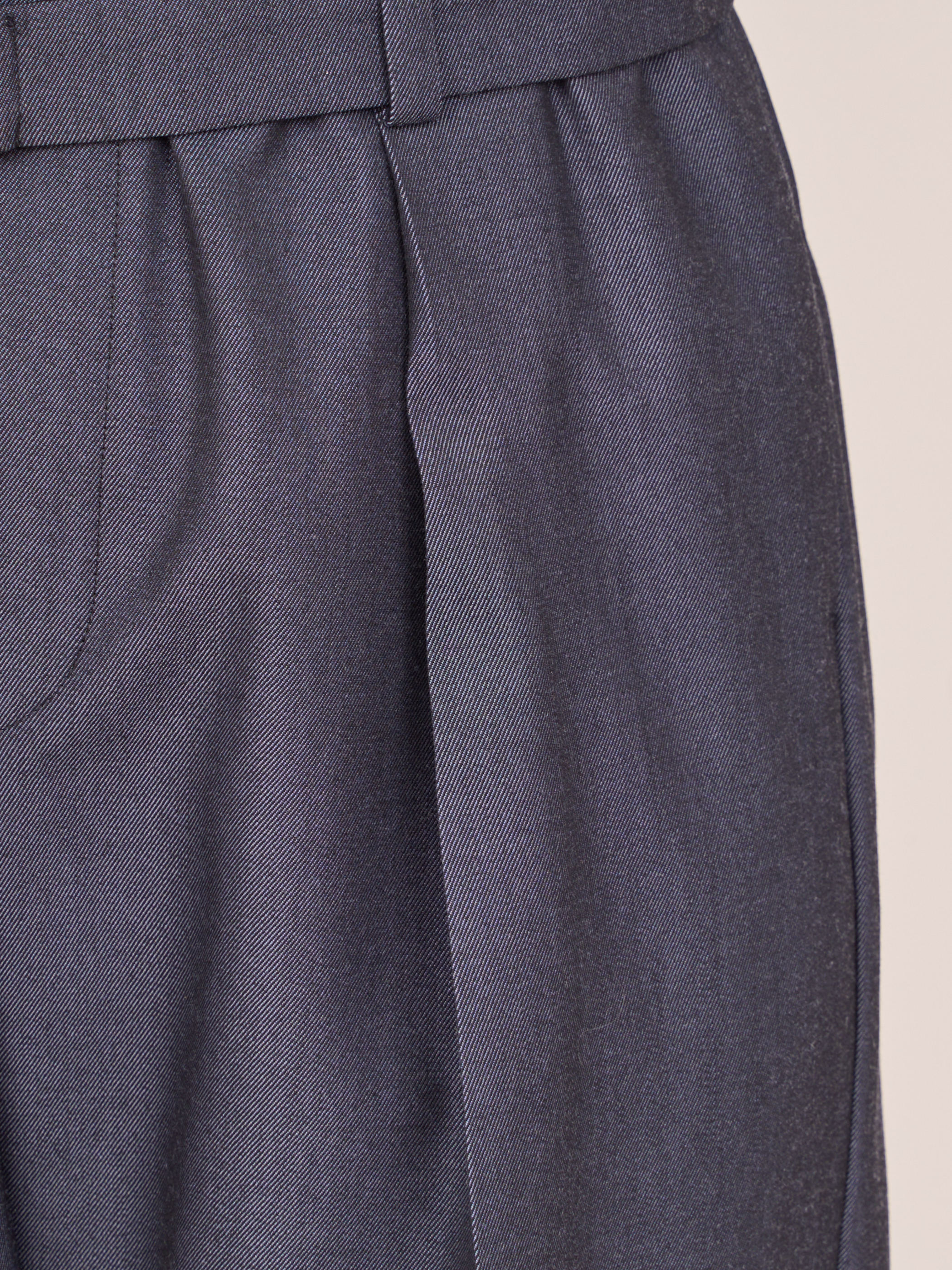 【受注商品】standard slacks pants・NAVY×BLACK