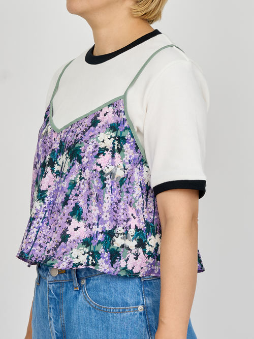 【受注商品】panda printed camisole・PURPLE 【受注商品】panda printed camisole・PURPLE