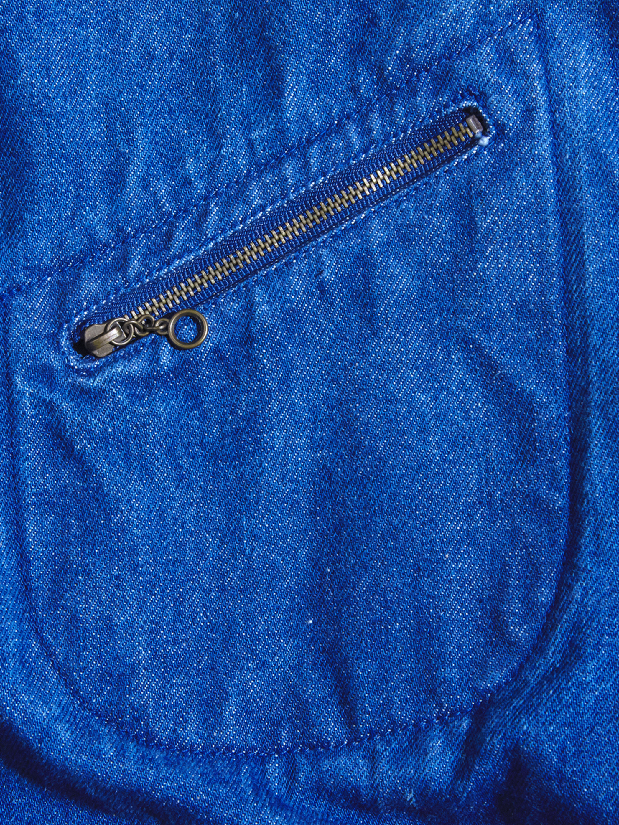 1980s "Ralph Lauren" denim work jacket -BLUE-