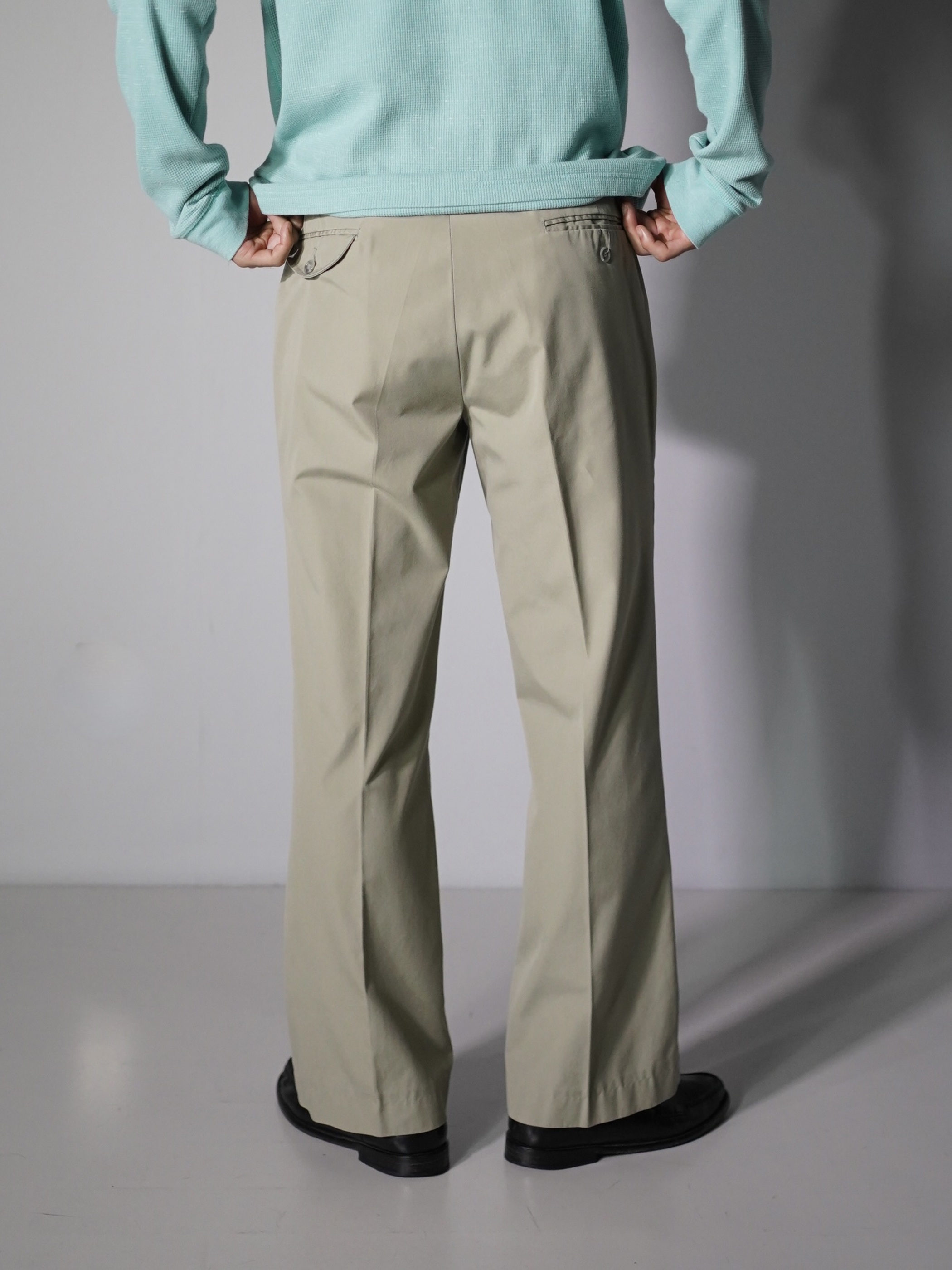 1980~90's L.L.Bean cotton poly Broad cloth Chino pants