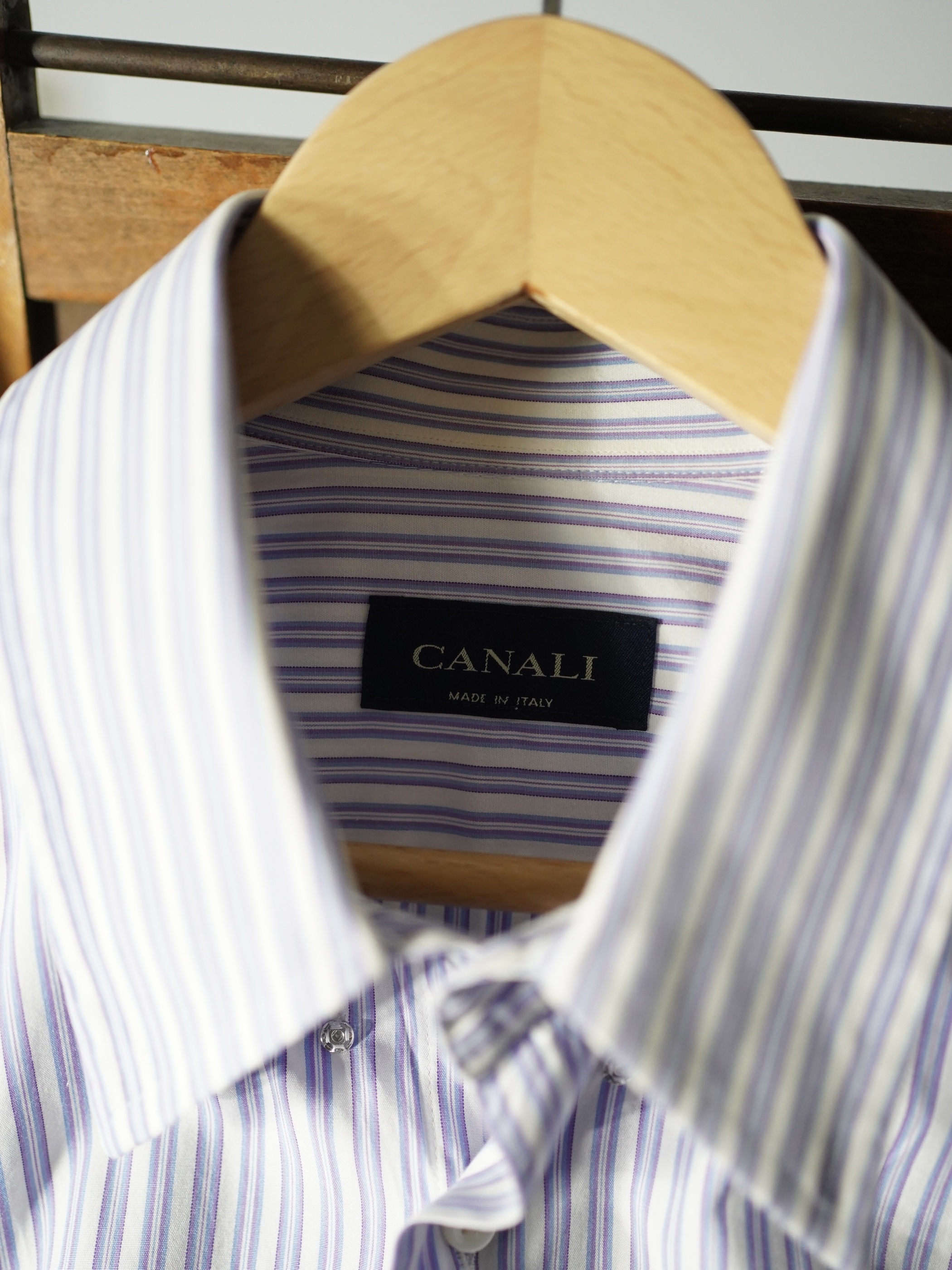 CANALI Snap B.D. Cotton Dress shirt / Made in Italy