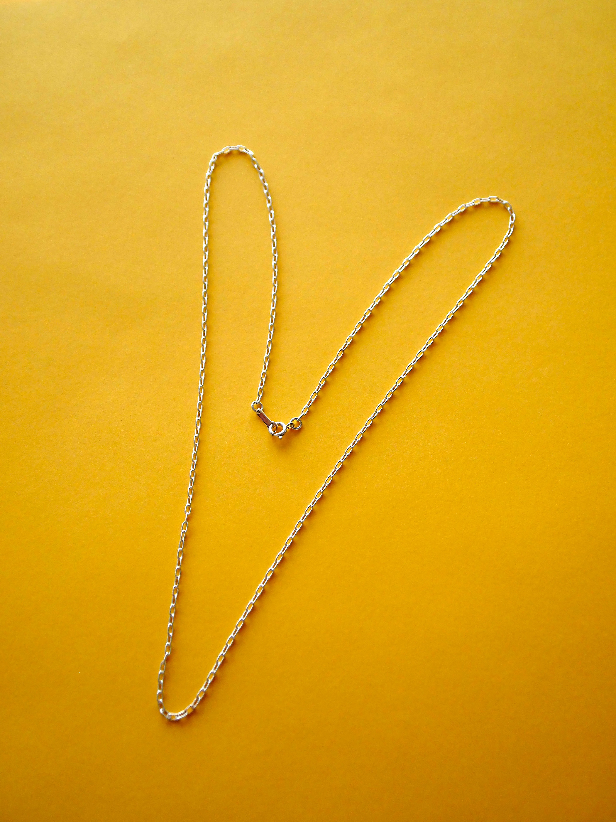 3.5mm Long Link Silver Chain