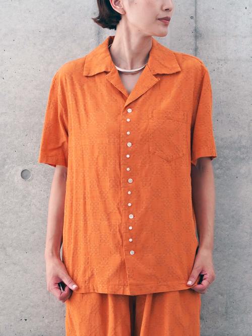 Jacquard Open Color S/S Shirts 