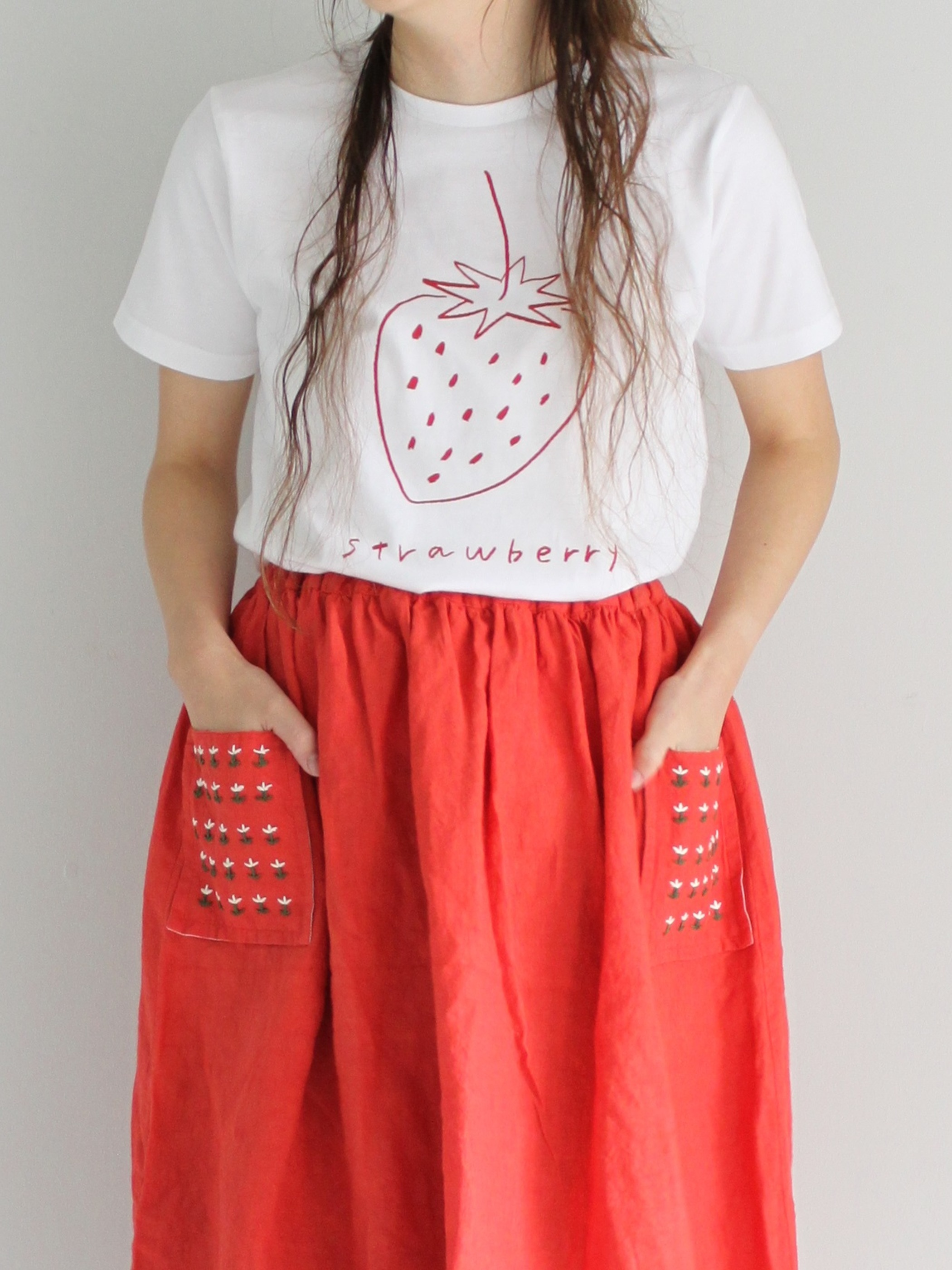 strawberry T shirts red