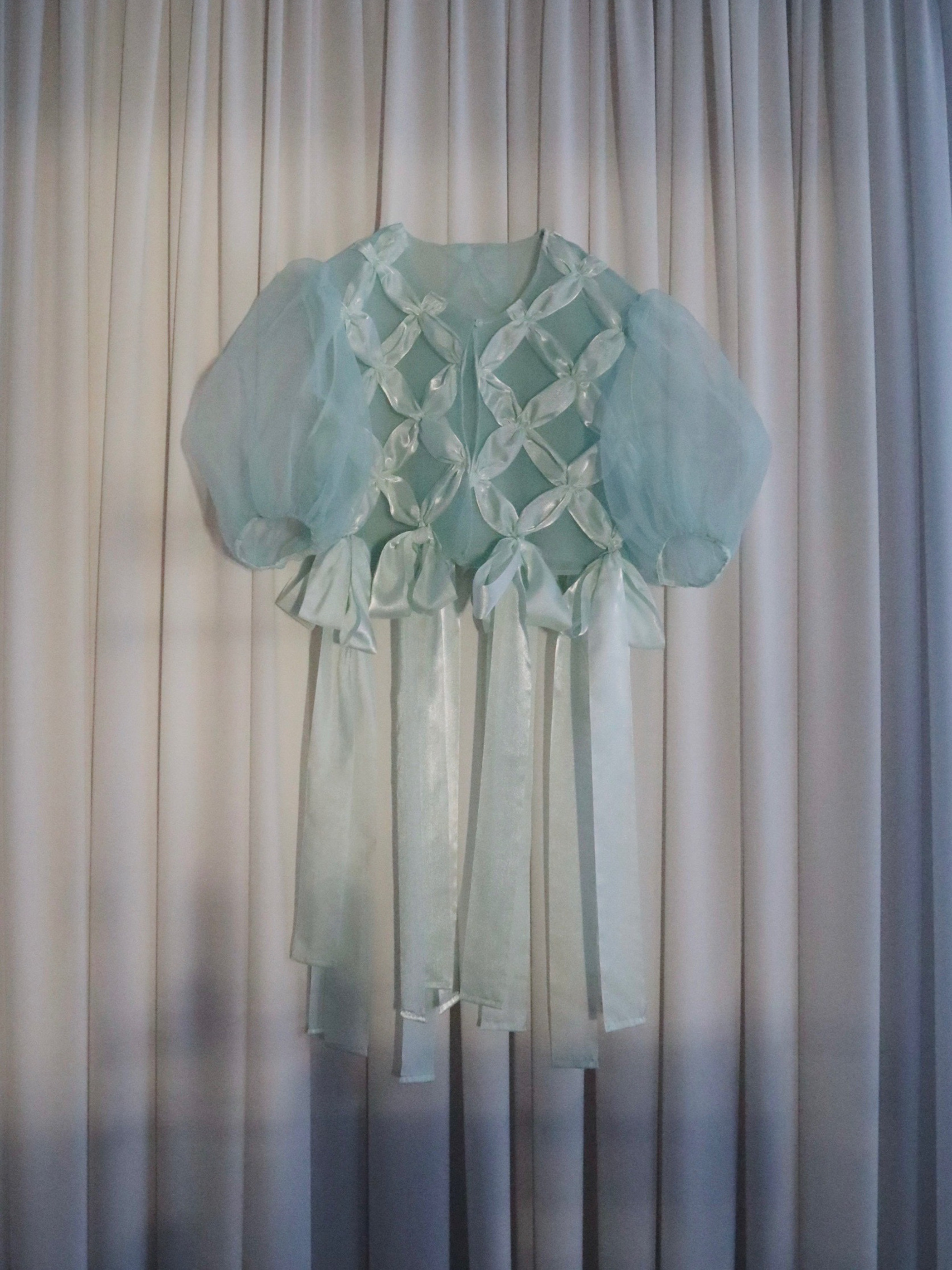 【SOLD】ribbon bolero blouse