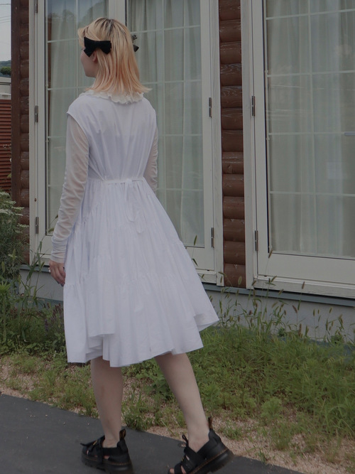 tiered mini dress