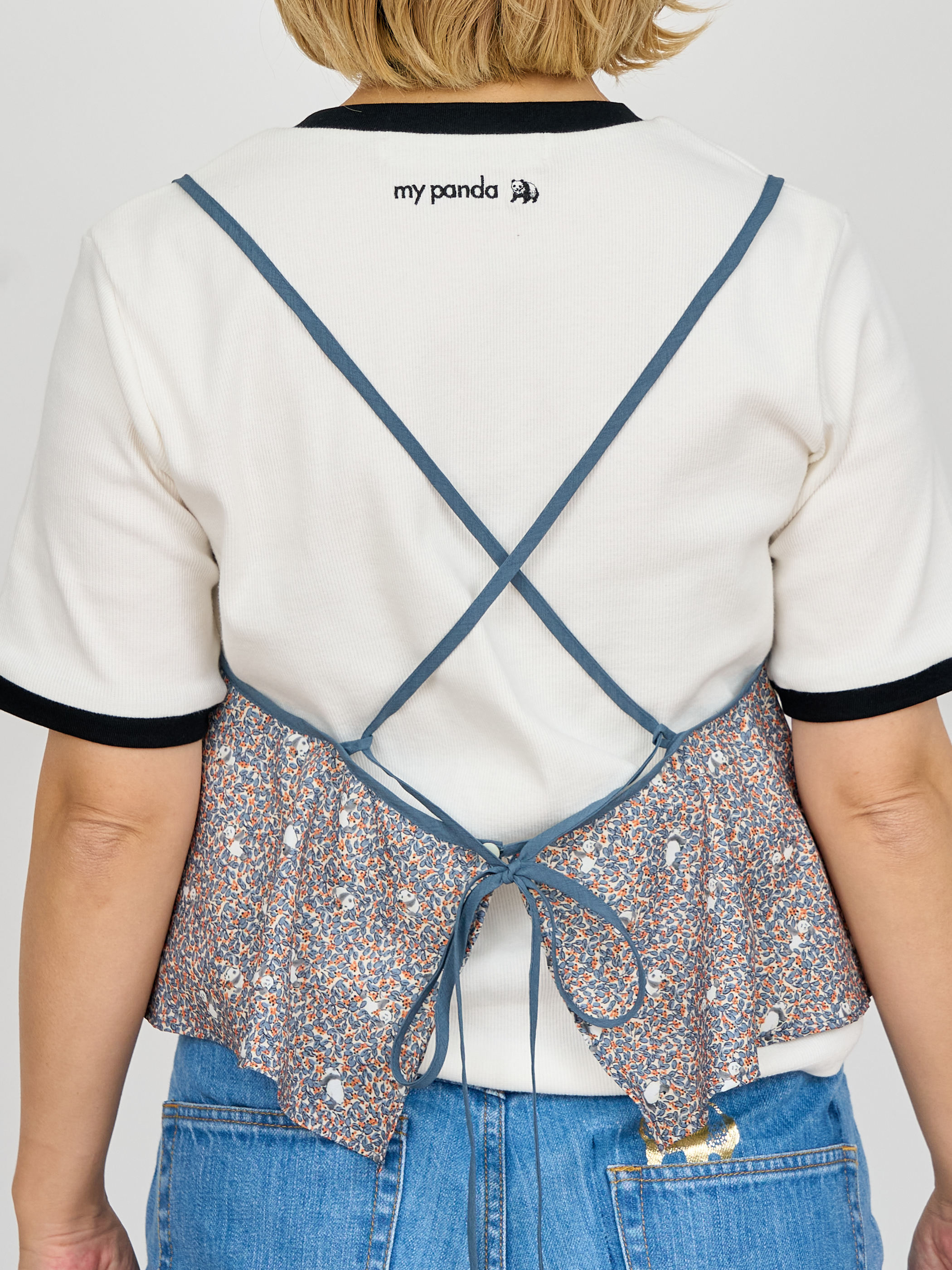 【受注商品】panda printed camisole・GRAY