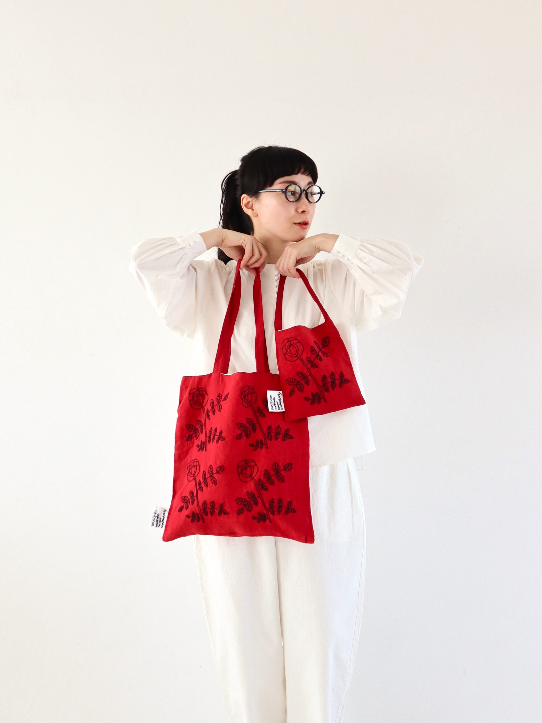 バラの花ミニバッグ