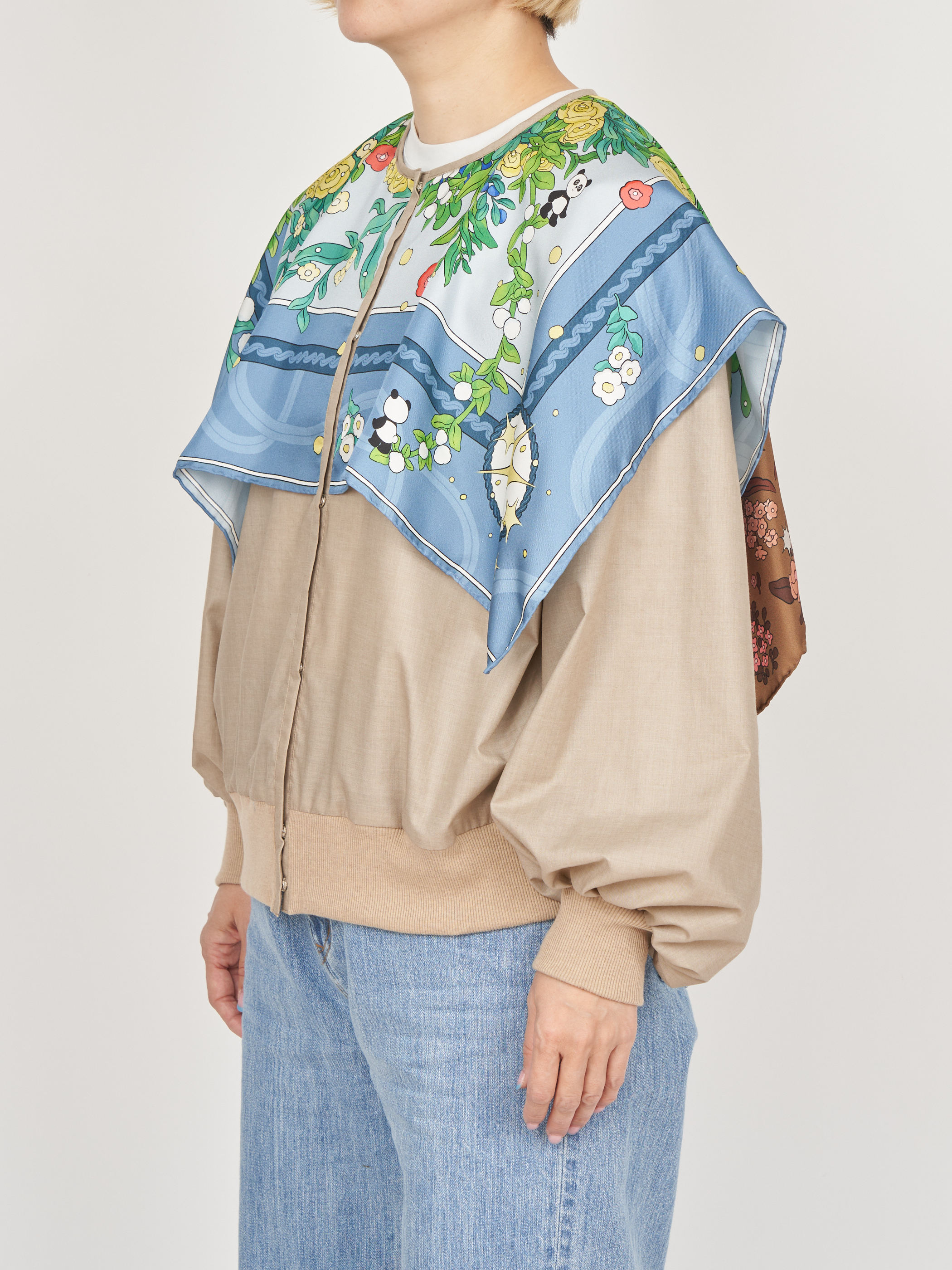 【受注商品】scarf blouson・COLORFUL
