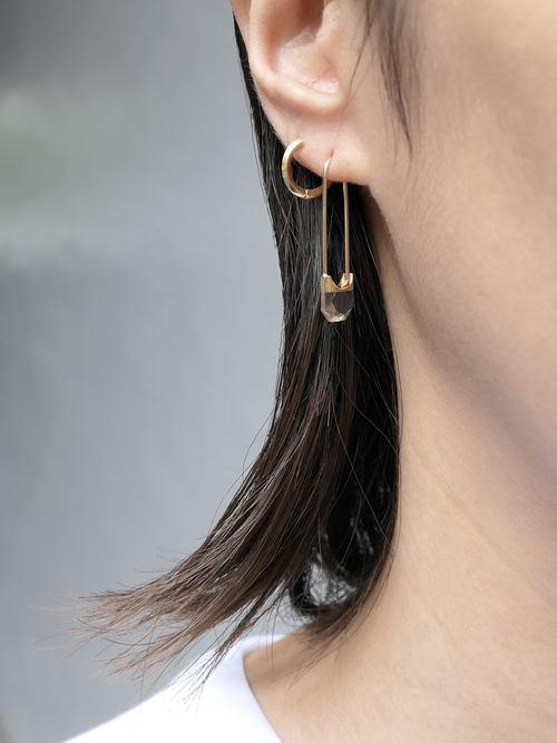 DROP QUARTZ EARRING - simmon official WEB SHOP