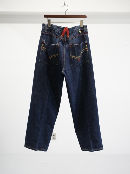 1990-00's Members Property Wide baggy Denim pants