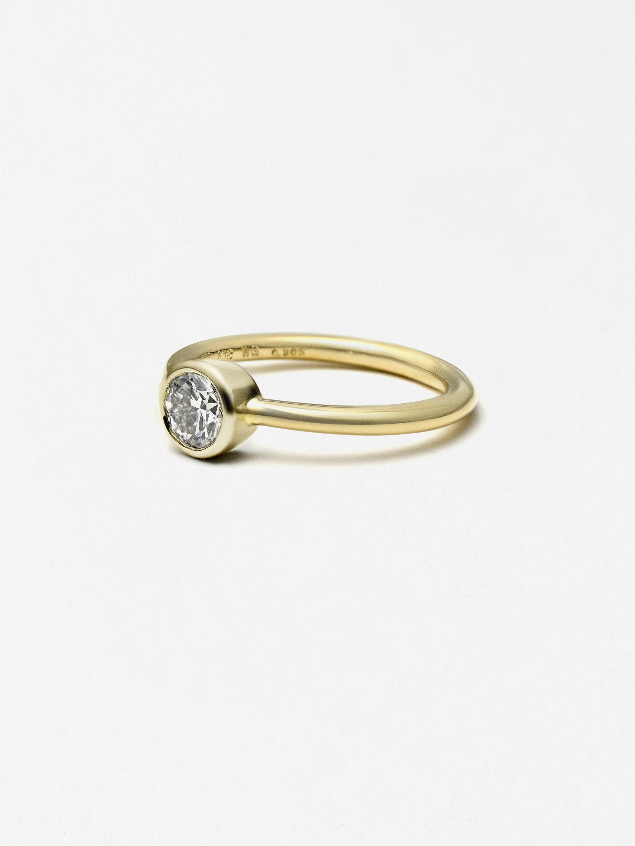 DIAMOND RING SOLITAIRE YG 0.5ct